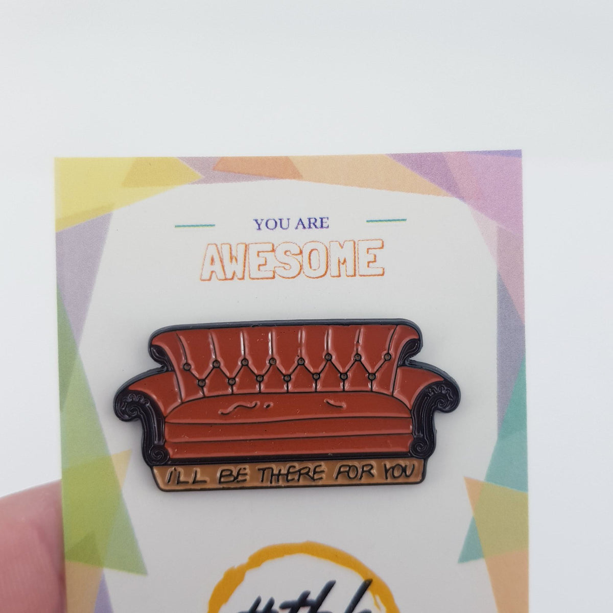 F.R.I.E.N.D.S. I'LL BE THERE FOR YOU LAPEL PIN