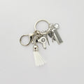 SALON CHIC HAIR TOOLS KEYCHAIN - WHITE