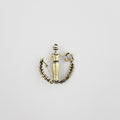 LADY JUSTICE - ANTIQUE GOLD