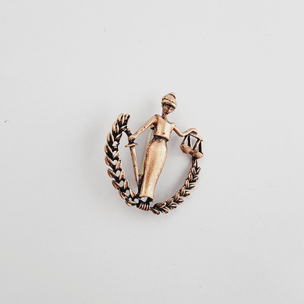 LADY JUSTICE - ANTIQUE BRONZE