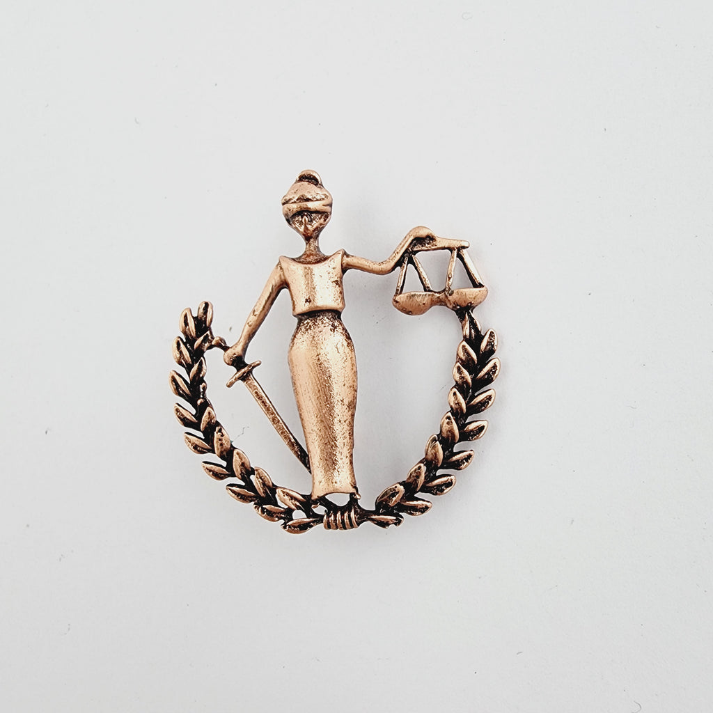 LADY JUSTICE - ANTIQUE BRONZE