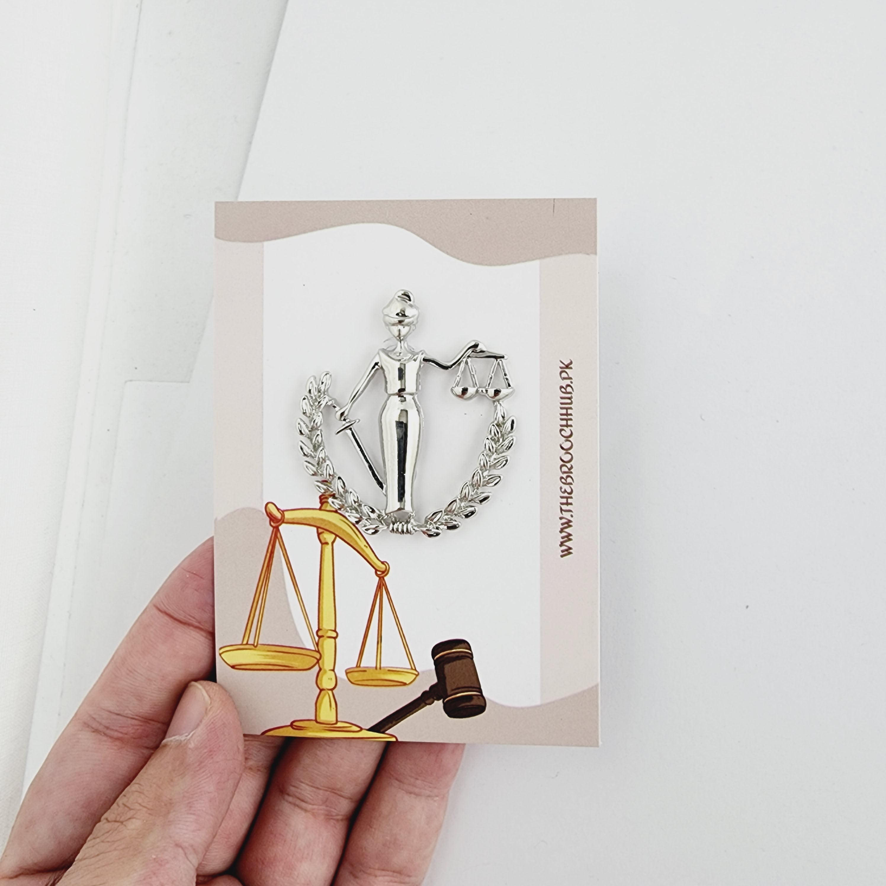 LADY JUSTICE - FRESH SILVER