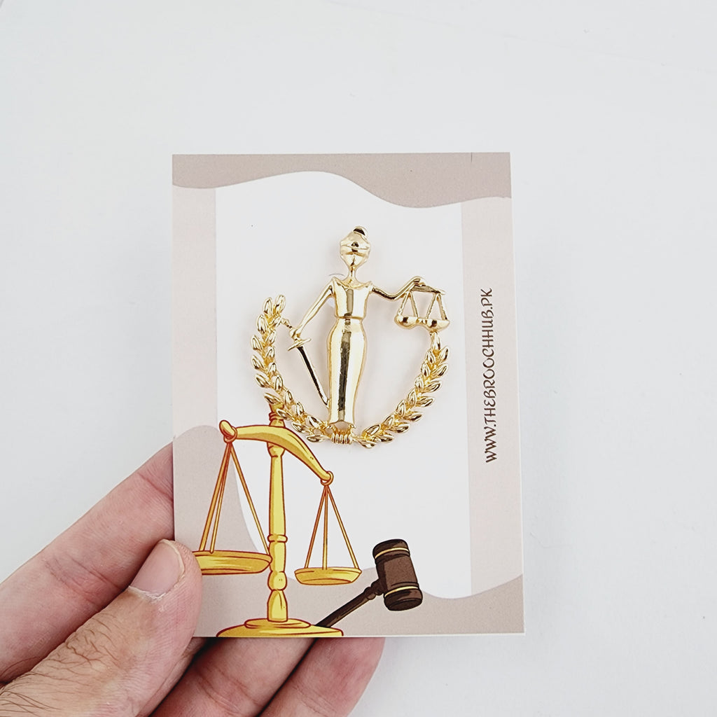 LADY JUSTICE - FRESH GOLD