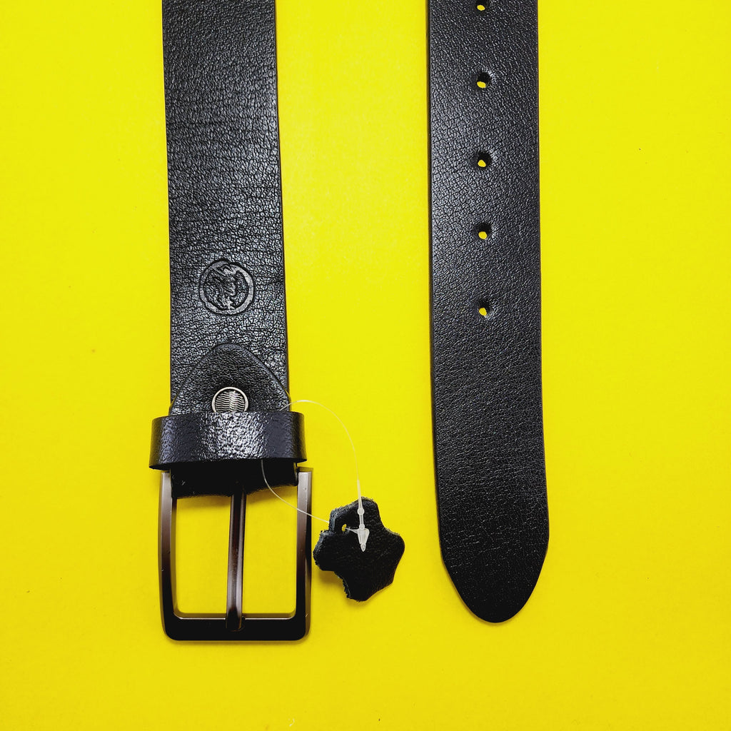 LEATHER BELT - BLACK