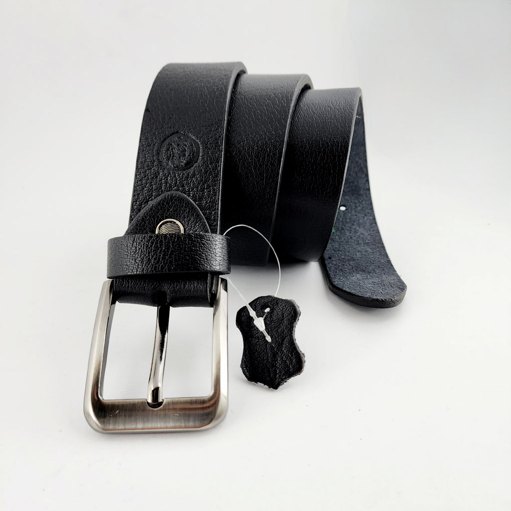 LEATHER BELT - BLACK