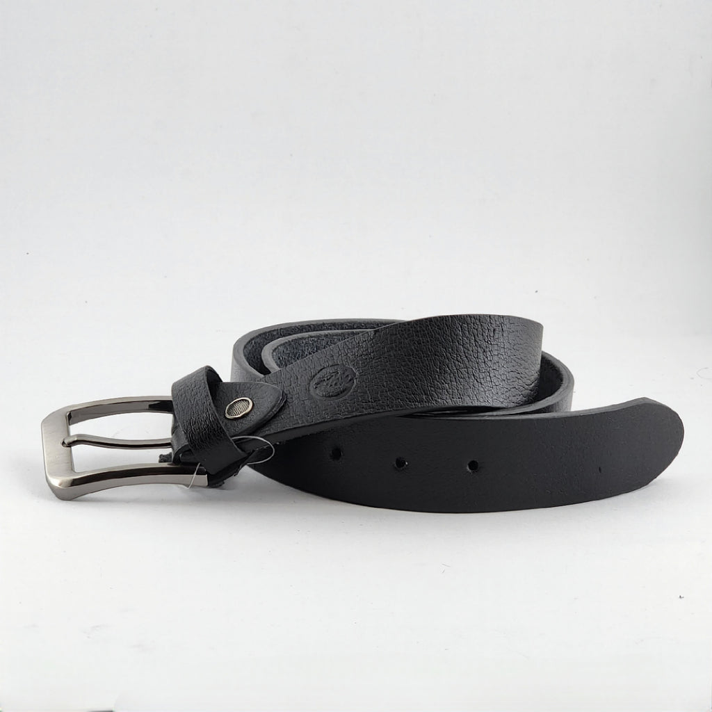 LEATHER BELT - BLACK