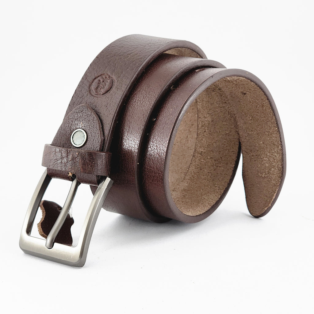 LEATHER BELT - BROWN