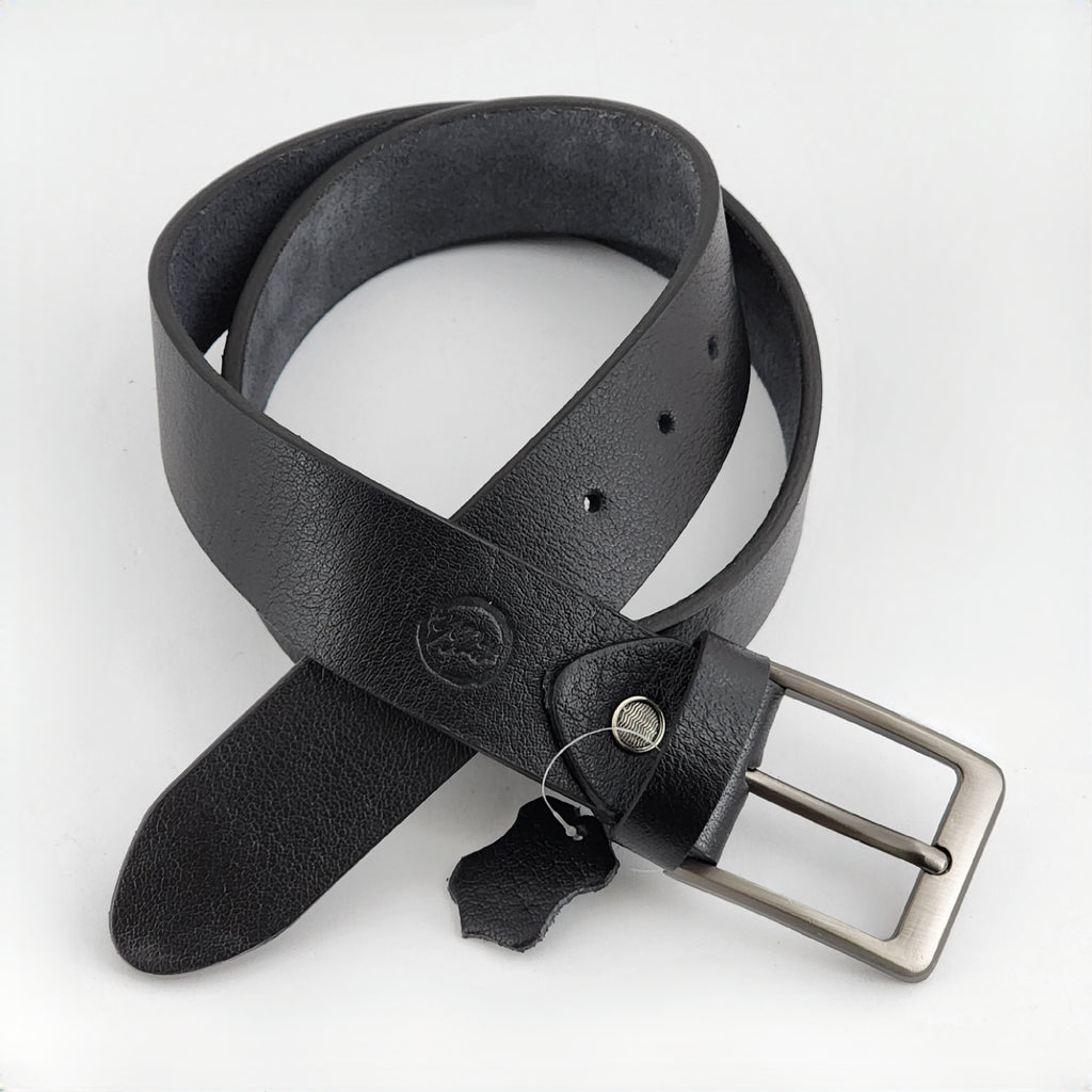 LEATHER BELT - BLACK