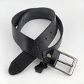 LEATHER BELT - BLACK