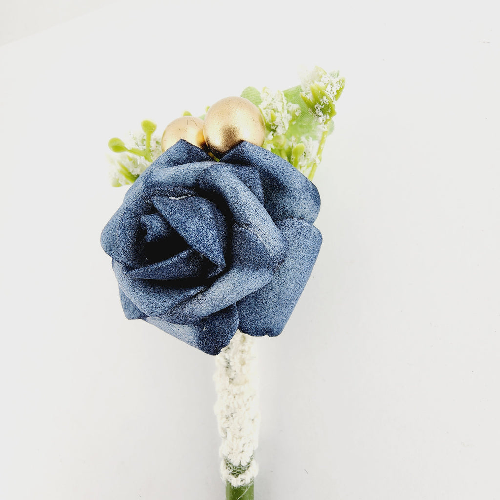 CAMELLIA - METALLIC BLUE