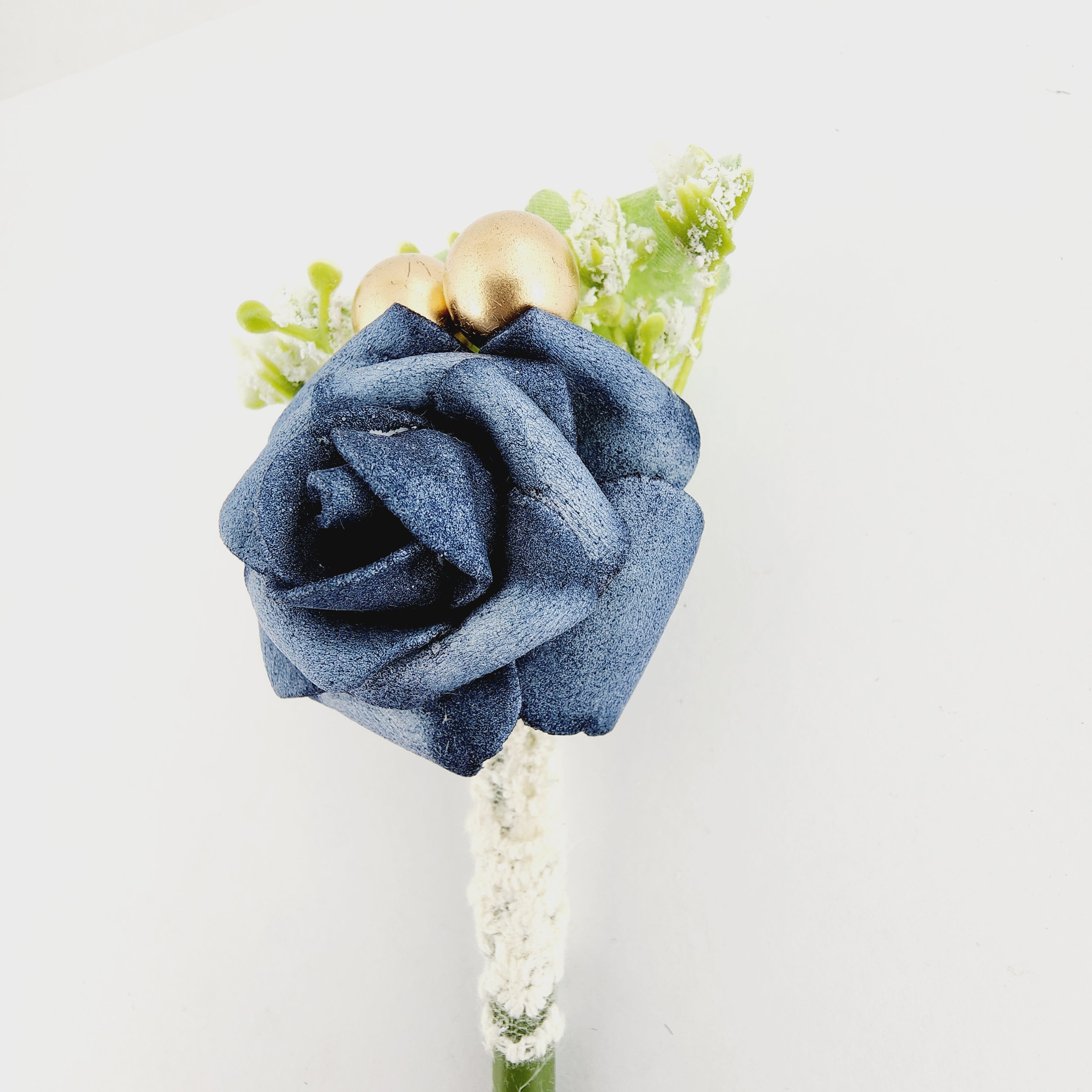 CAMELLIA - METALLIC BLUE