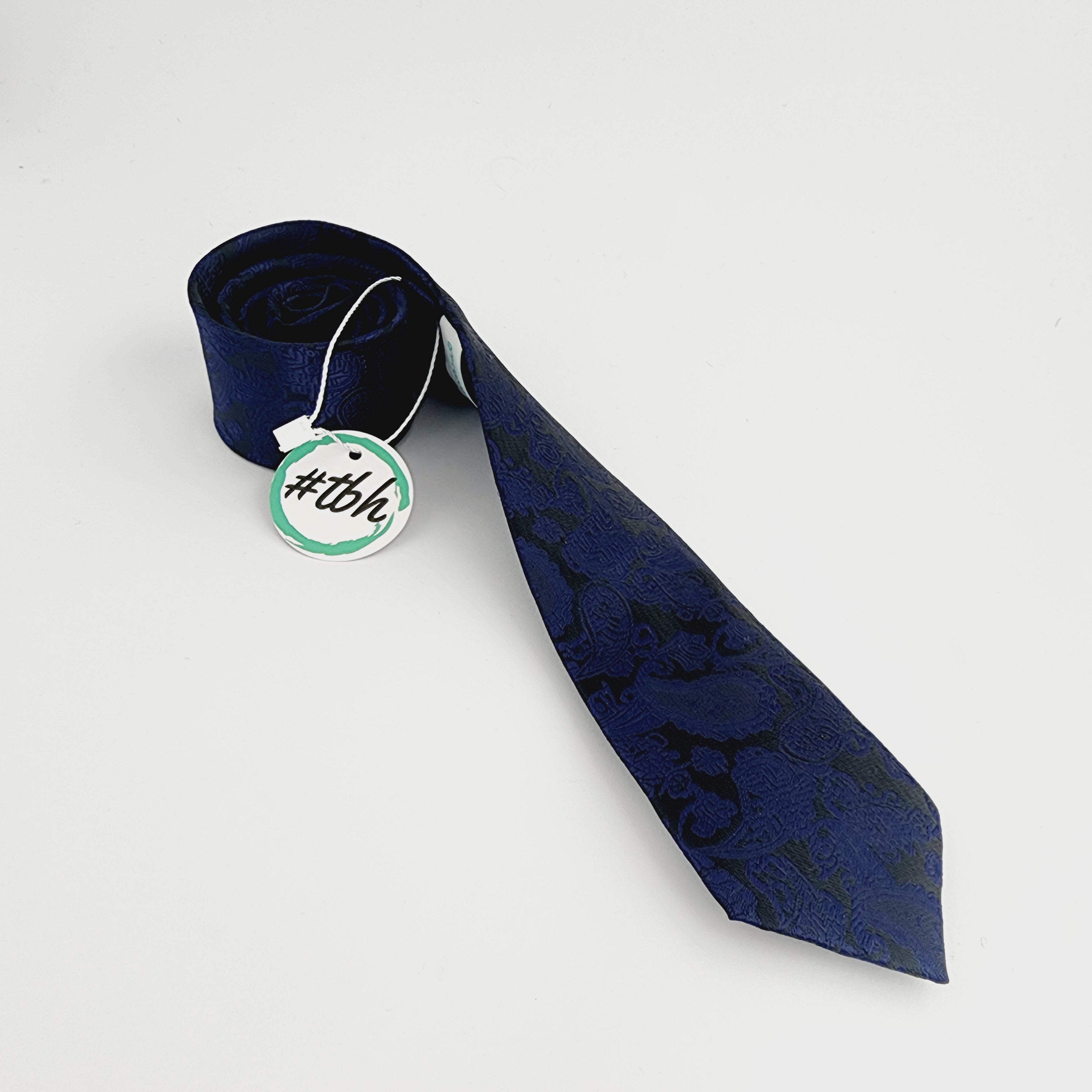 NECKTIE - NS06021 - NAVY BLUE