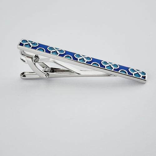 AZURE ELEGANCE TIE CLIP