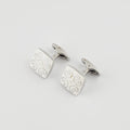 REGAL SWIRL CUFFLINKS WHITE