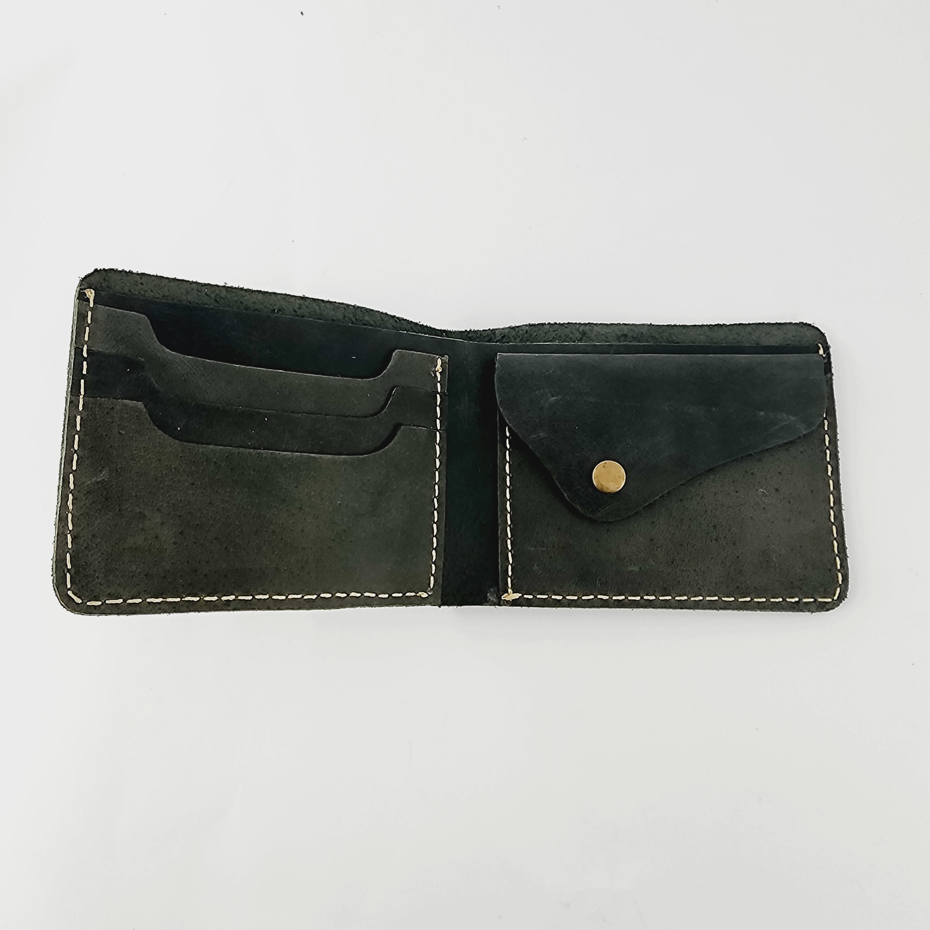 LEATHER WALLET - LW005 - OLIVE
