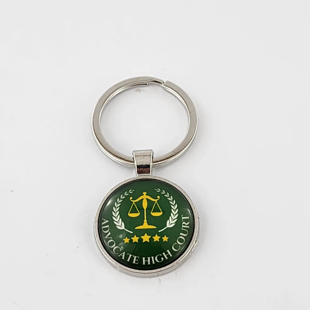 KEYCHAIN - ADVOCATE HIGH COURT - GREEN