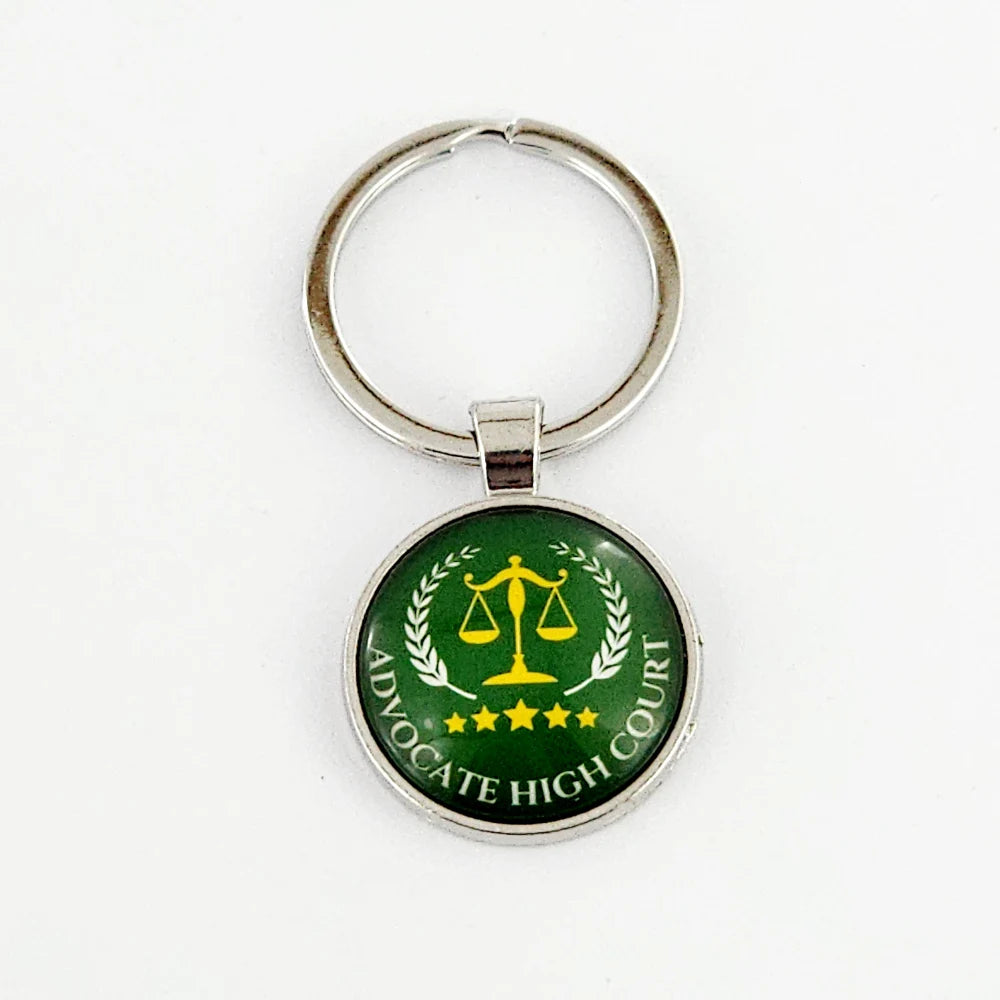 KEYCHAIN - ADVOCATE HIGH COURT - GREEN