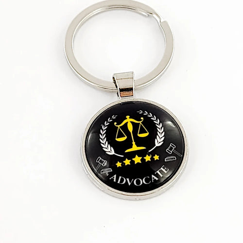 Advocate Black Keychain