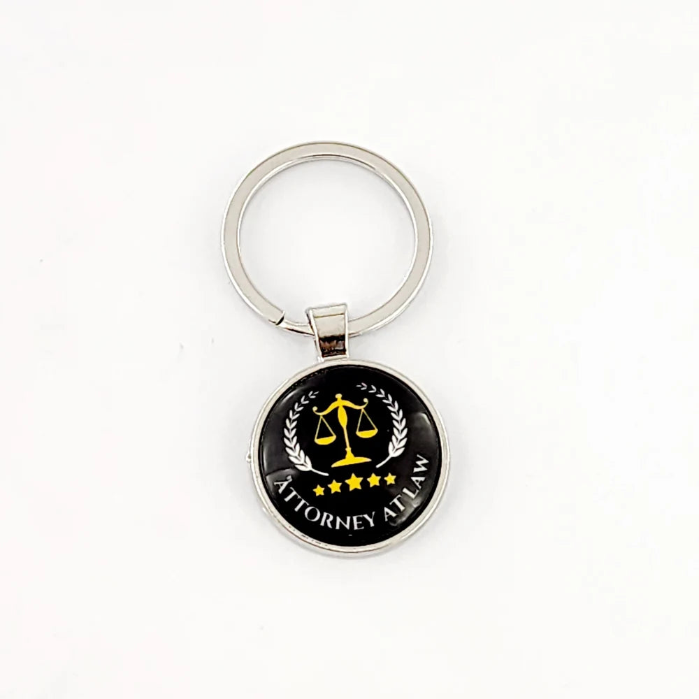 KEYCHAIN - ATTORNEY AT LAW - BLACK