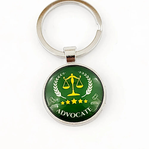 Advocate Green Keychain