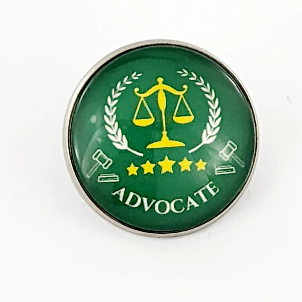 BROOCH - ADVOCATE - GREEN
