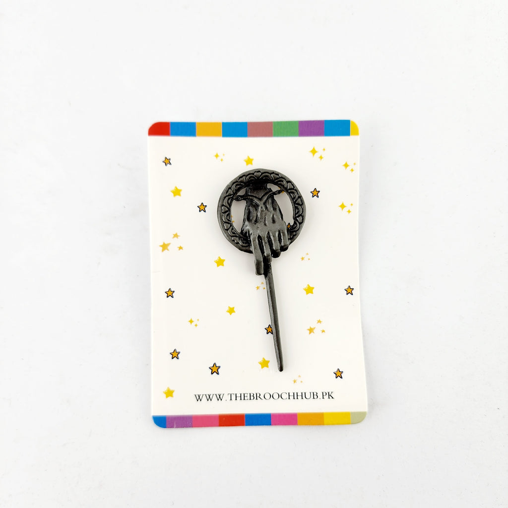 HAND OF THE KING LAPEL PIN - CHARCOAL