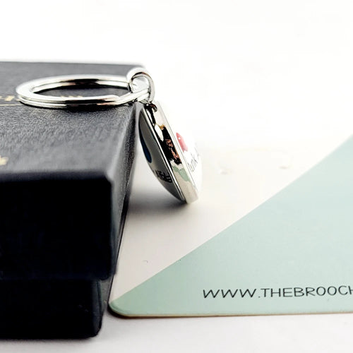 BANK ALFALAH GREEN & RED DOUBLE-SIDED KEYCHAIN
