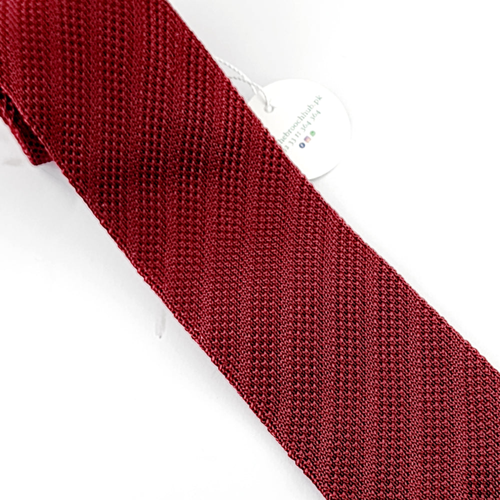 THE SAVILE KNIT - MAROON