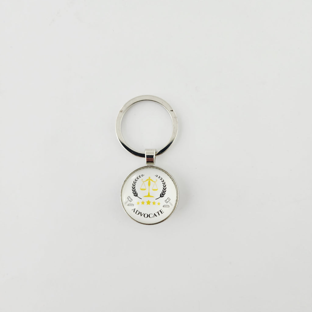 KEYCHAIN - ADVOCATE - WHITE
