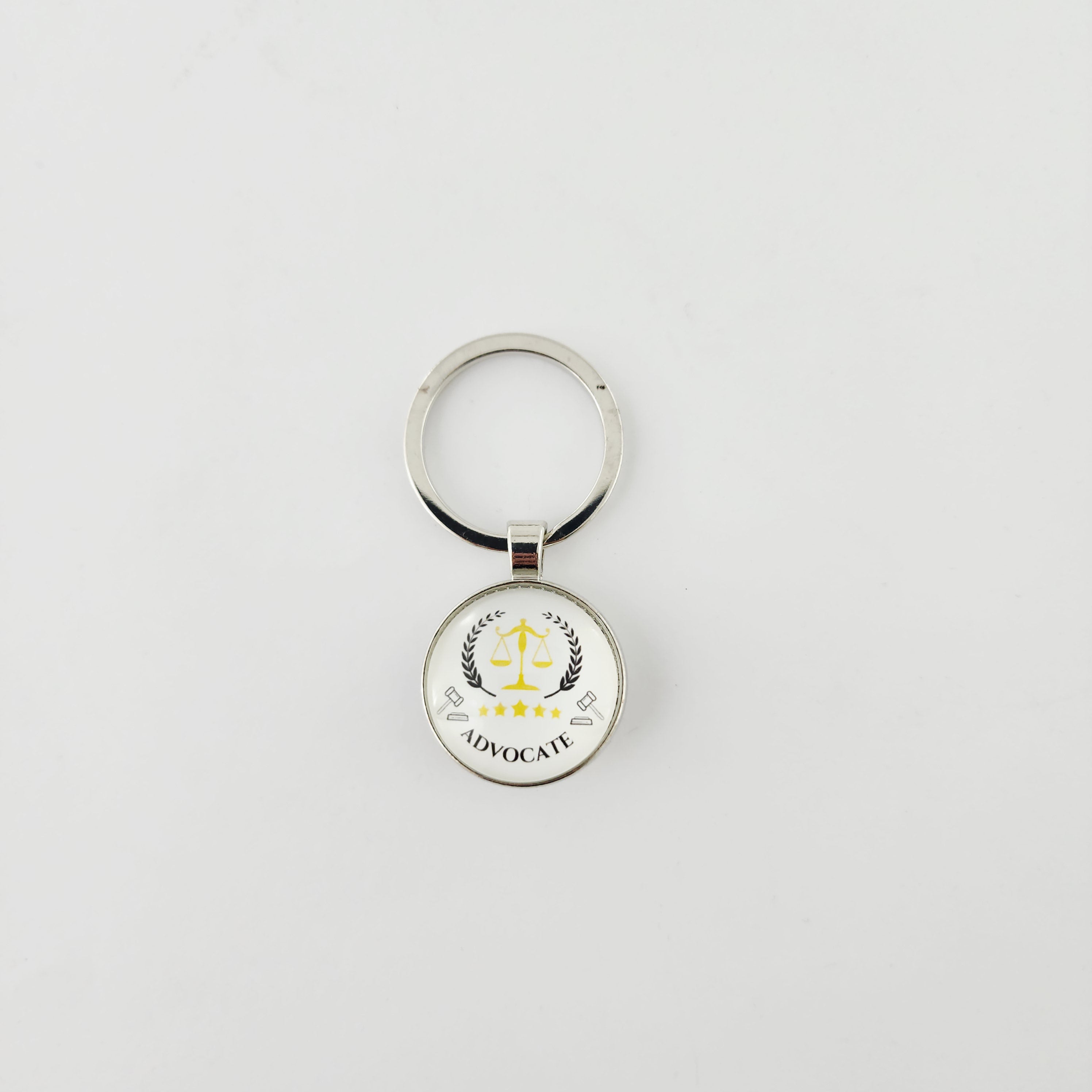 KEYCHAIN - ADVOCATE - WHITE