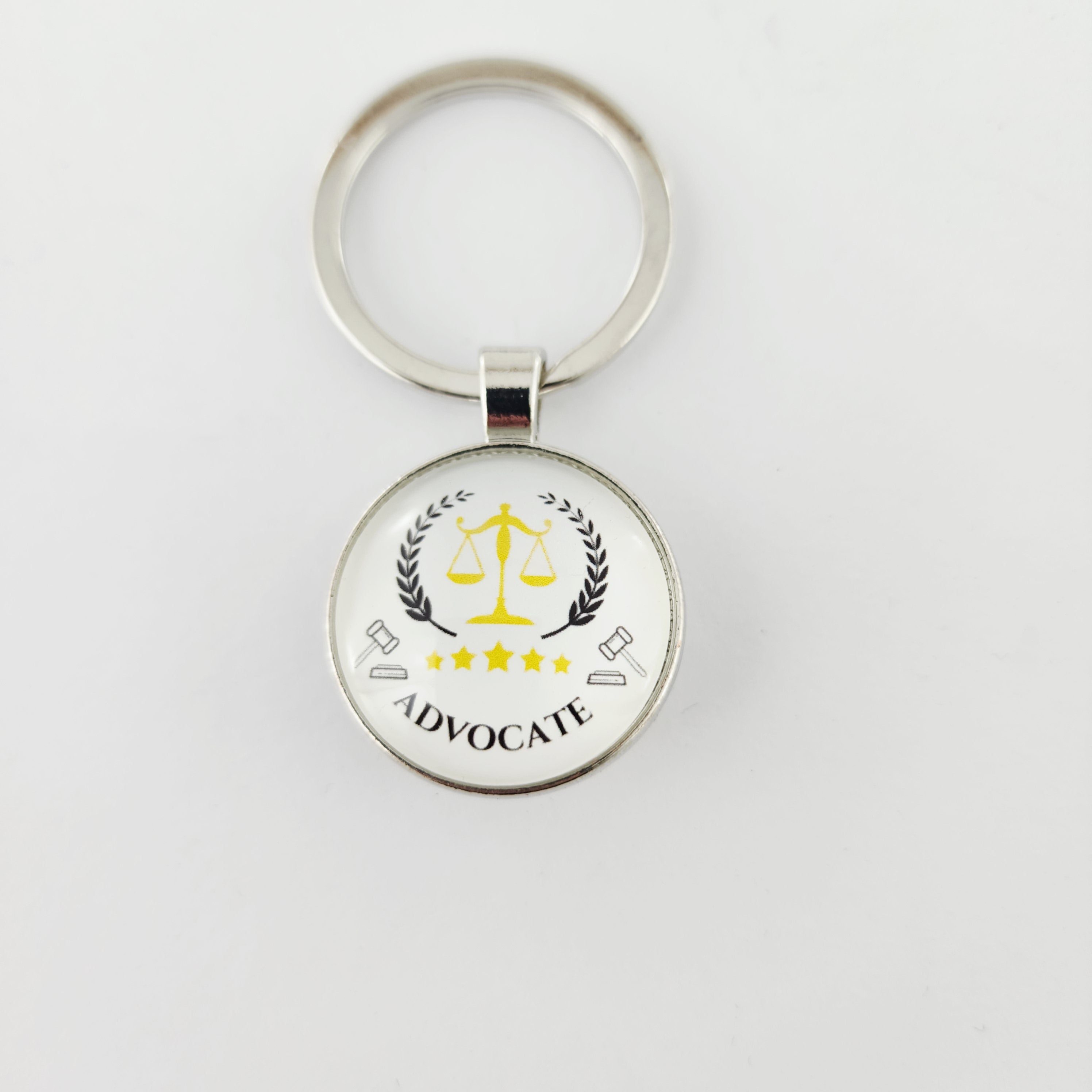 KEYCHAIN - ADVOCATE - WHITE