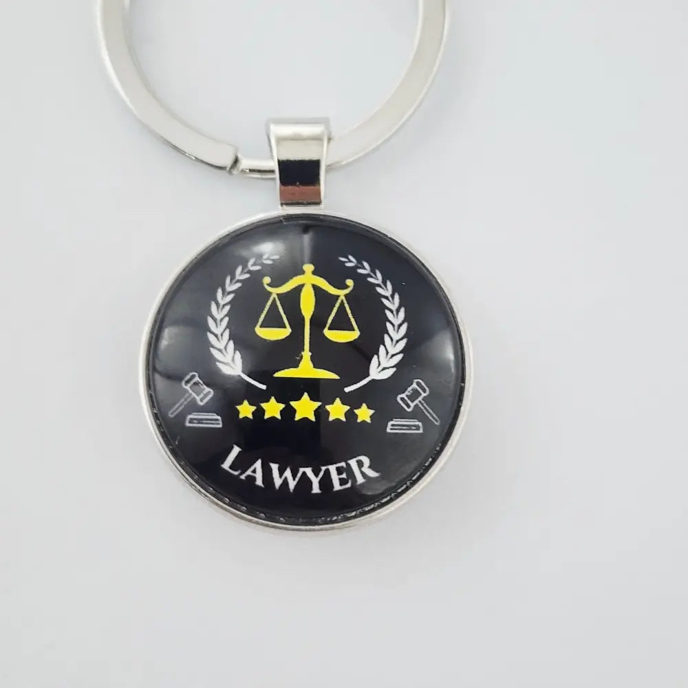 KEYCHAIN FOR LAWYER - BLACK
