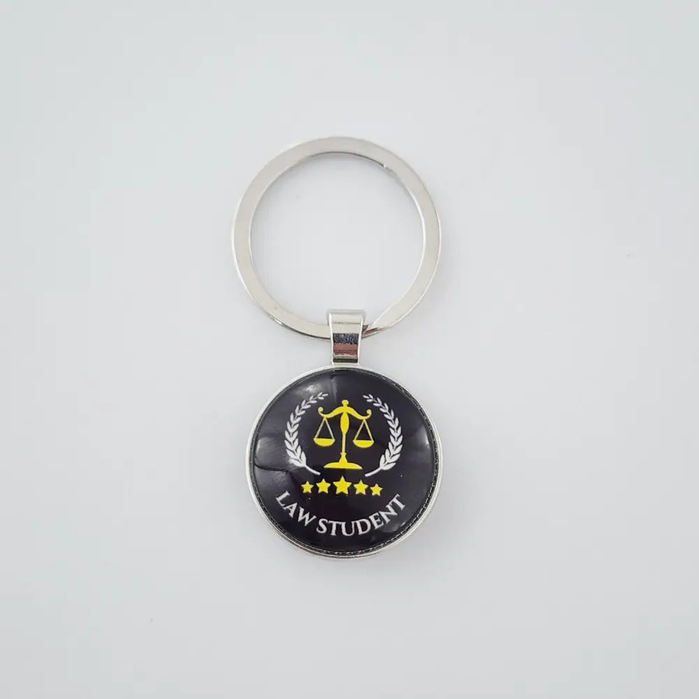 KEYCHAIN FOR LAW STUDENT - BLACK