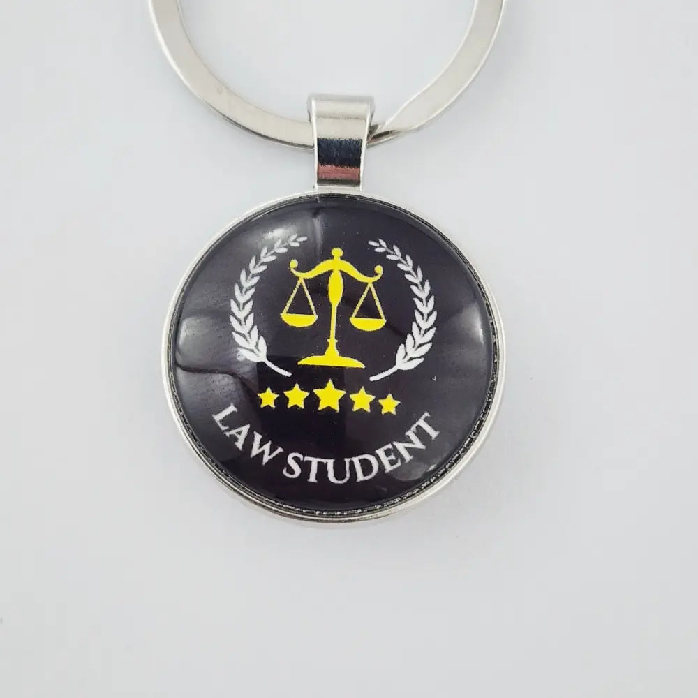 KEYCHAIN FOR LAW STUDENT - BLACK