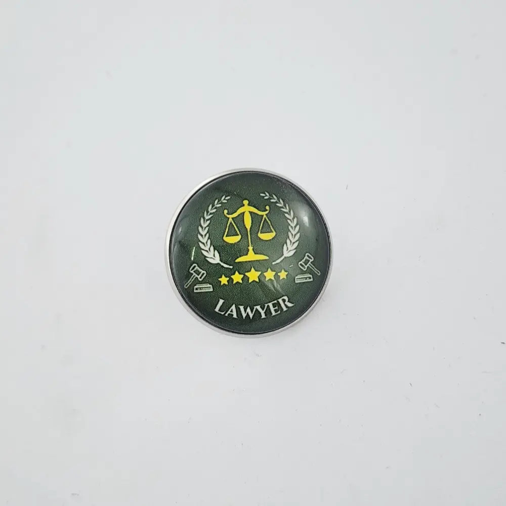 BROOCH - LAWYER - GREEN
