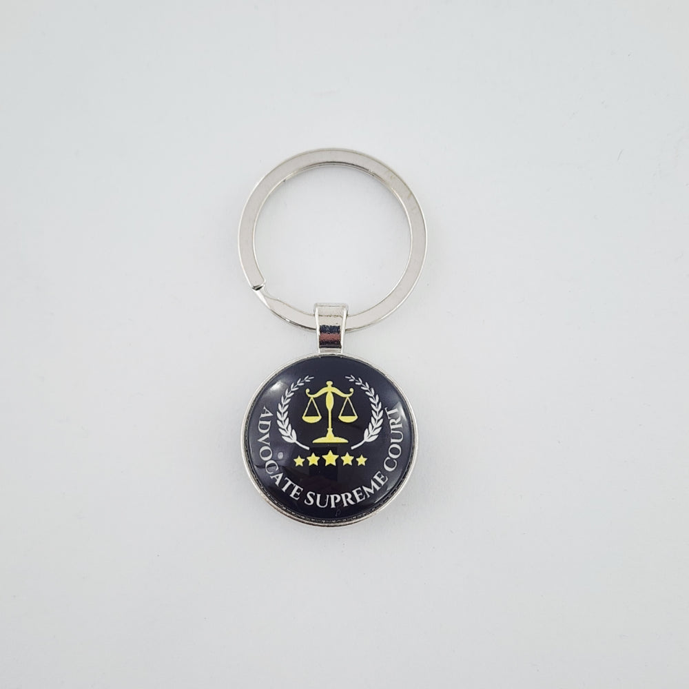 ADVOCATE SUPREME COURT KEYCHAIN BLACK