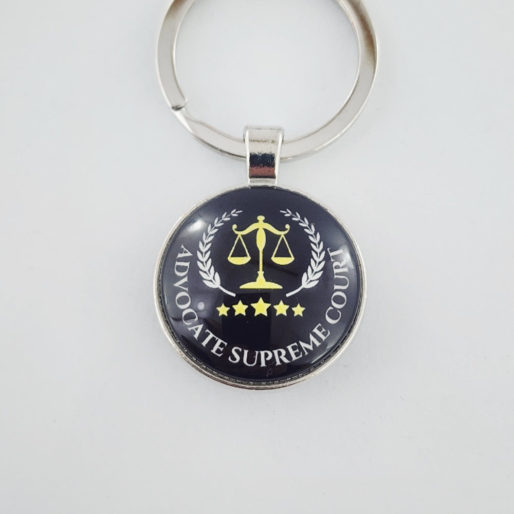 ADVOCATE SUPREME COURT KEYCHAIN BLACK