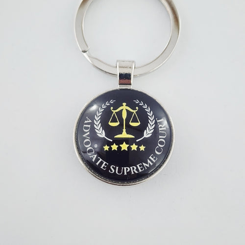 ADVOCATE SUPREME COURT KEYCHAIN BLACK
