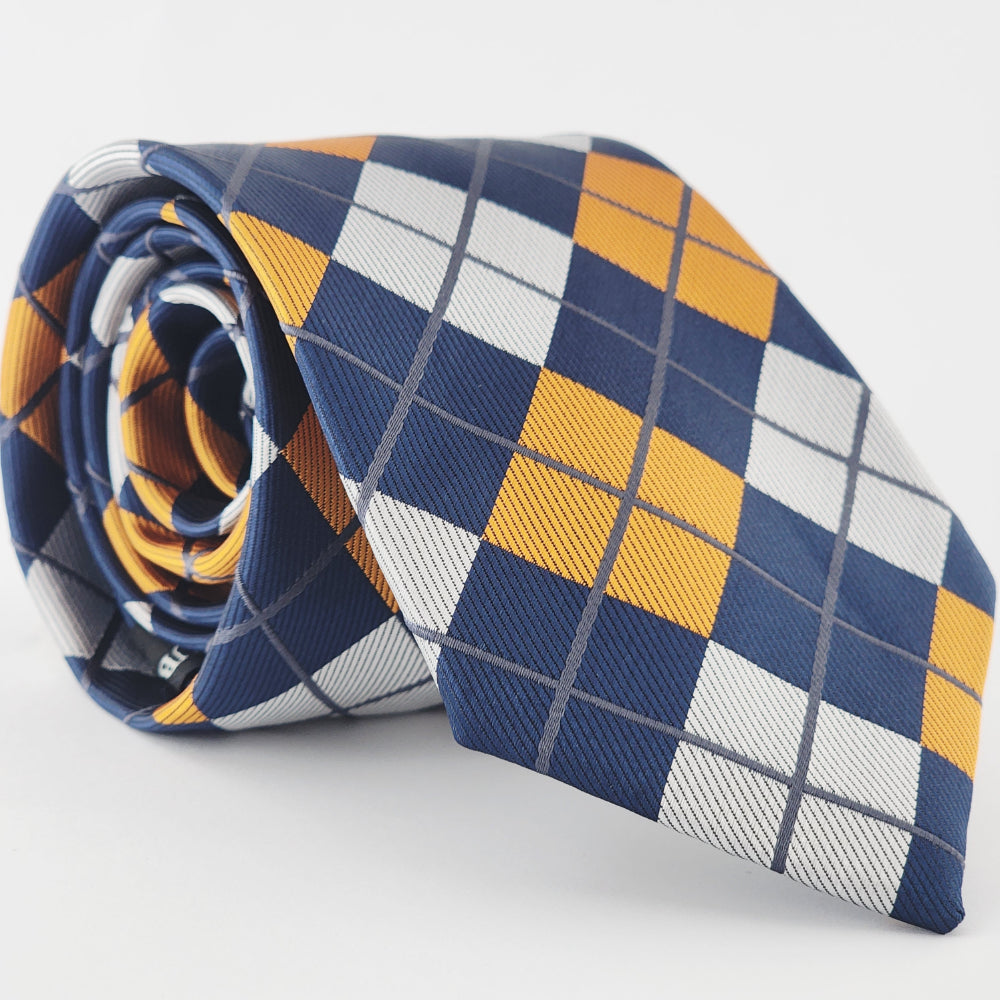 EXECUTIVE NAVY & GOLD CHECK