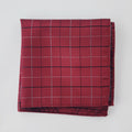 RUBY GRID POCKETSQUARE