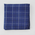 INDIGO CHECK SQUARE