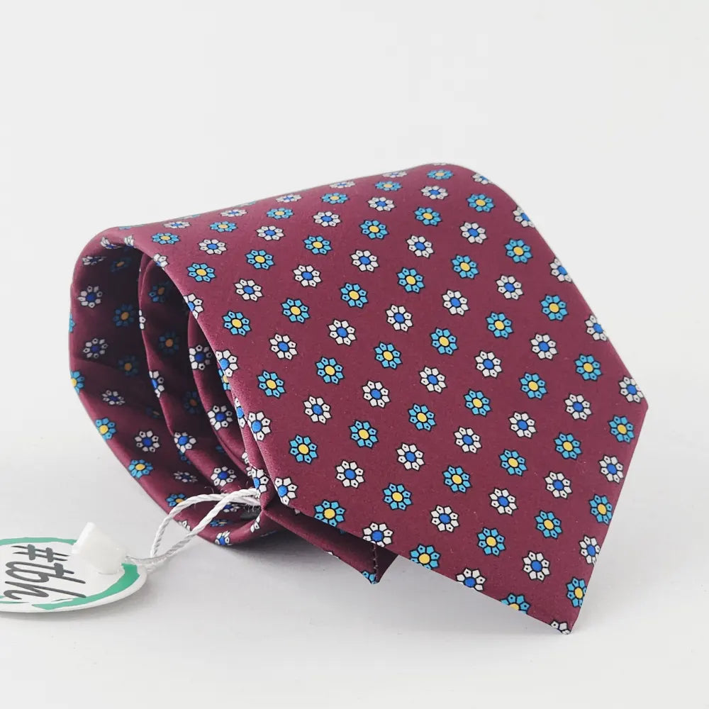 BURGUNDY BLOOM CLASSIC TIE