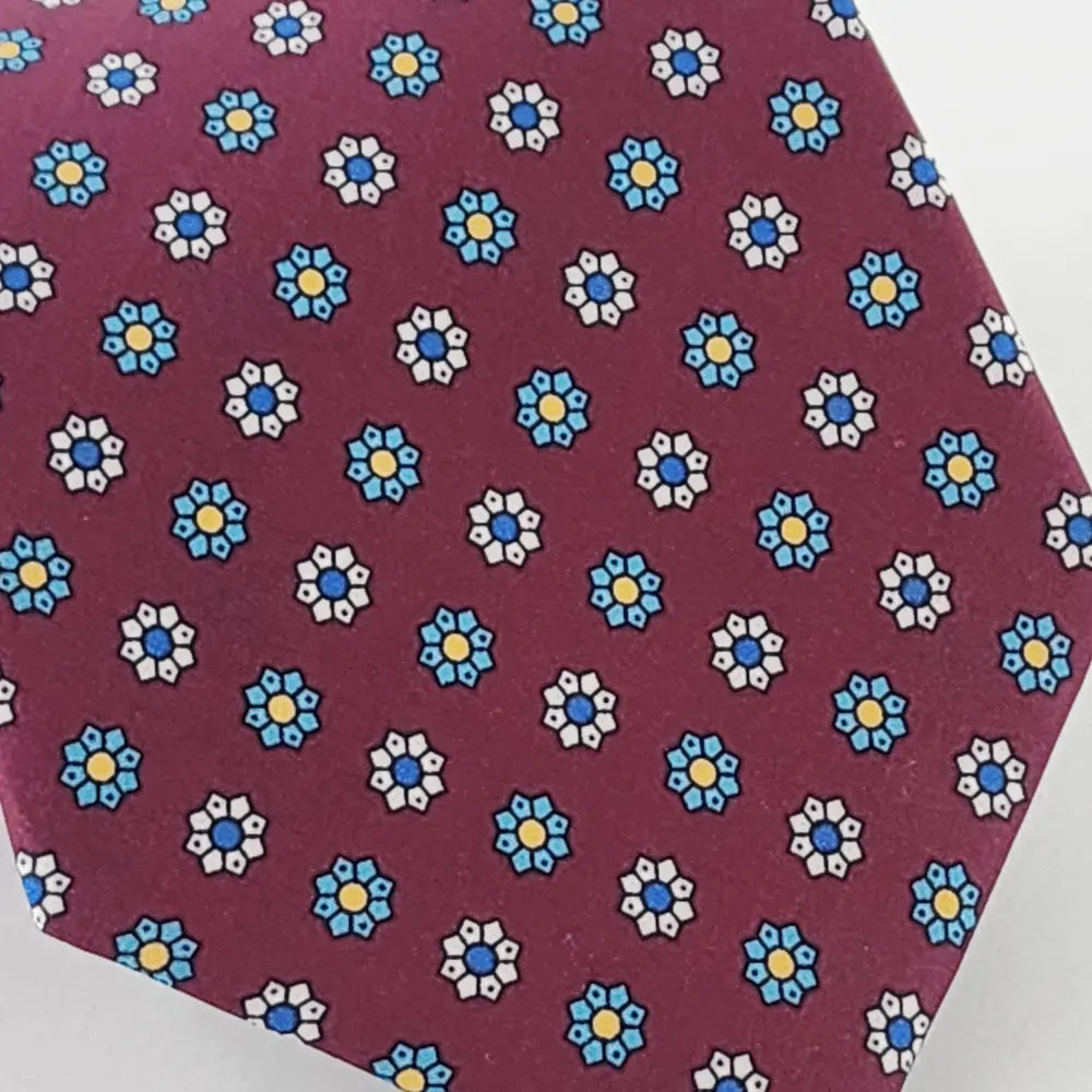 BURGUNDY BLOOM CLASSIC TIE