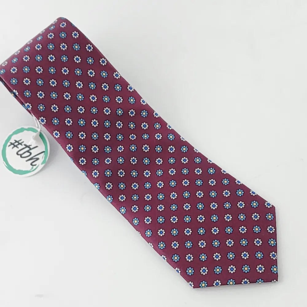 BURGUNDY BLOOM CLASSIC TIE