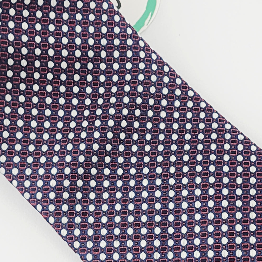 BORDEAUX DOT MATRIX TIE
