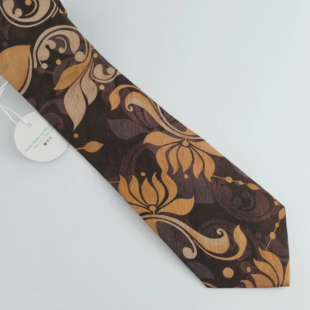 THE AMBER BAROQUE PREMIUM COTTON TIE