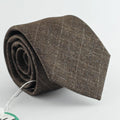 ESPRESSO WINDOWPANE WOOL TIE