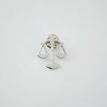 JUSTICE EMBLEM PIN - SILVER
