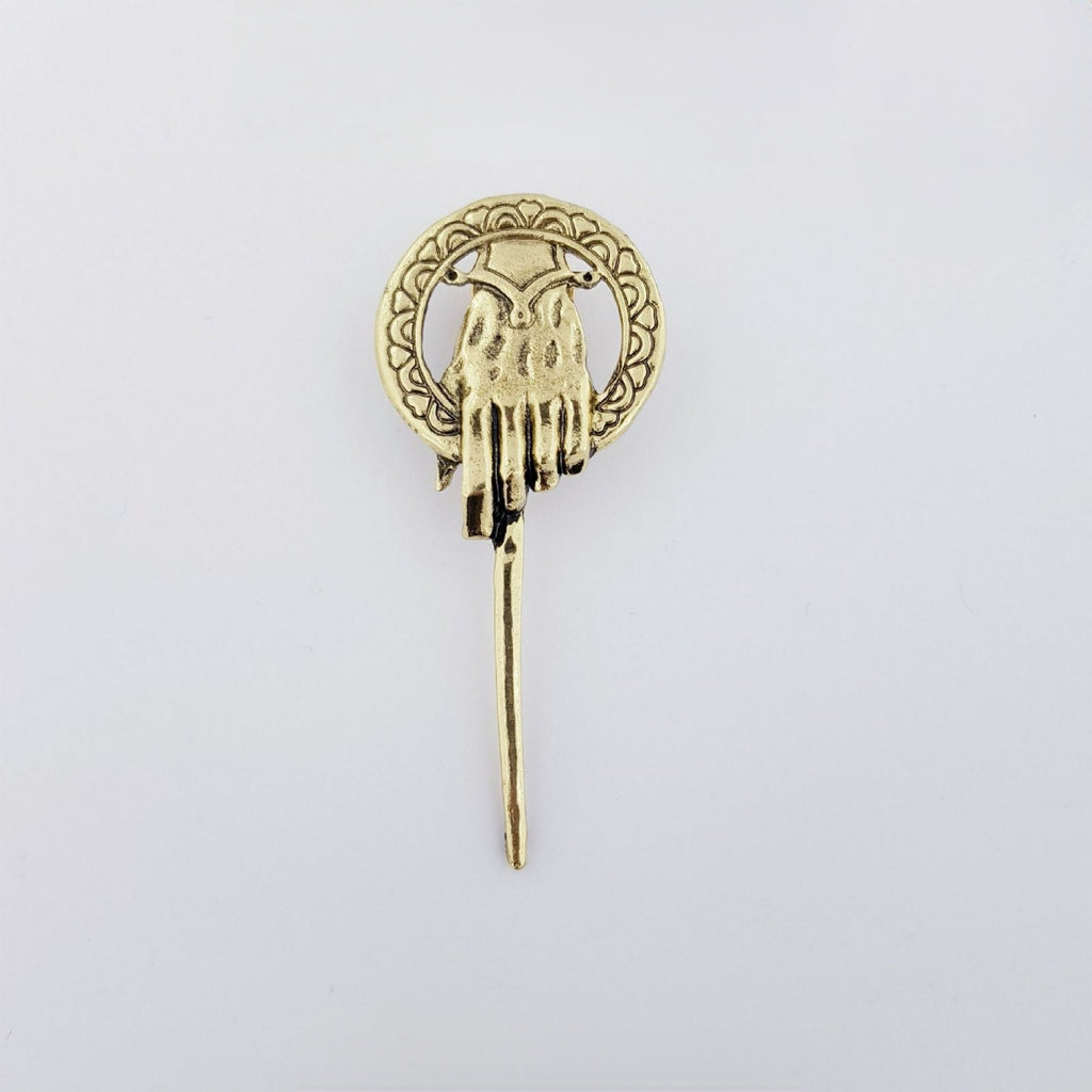 HAND OF THE KING LAPEL PIN - ANTIQUE BRONZE