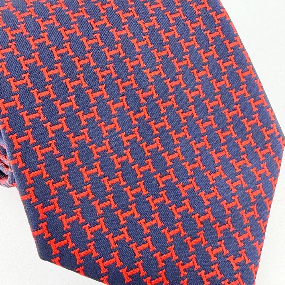 NAVY CORAL SIGNATURE TIE